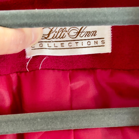 Hot Pink ultra suede Lilli Ann jacket - Picture 10 of 13